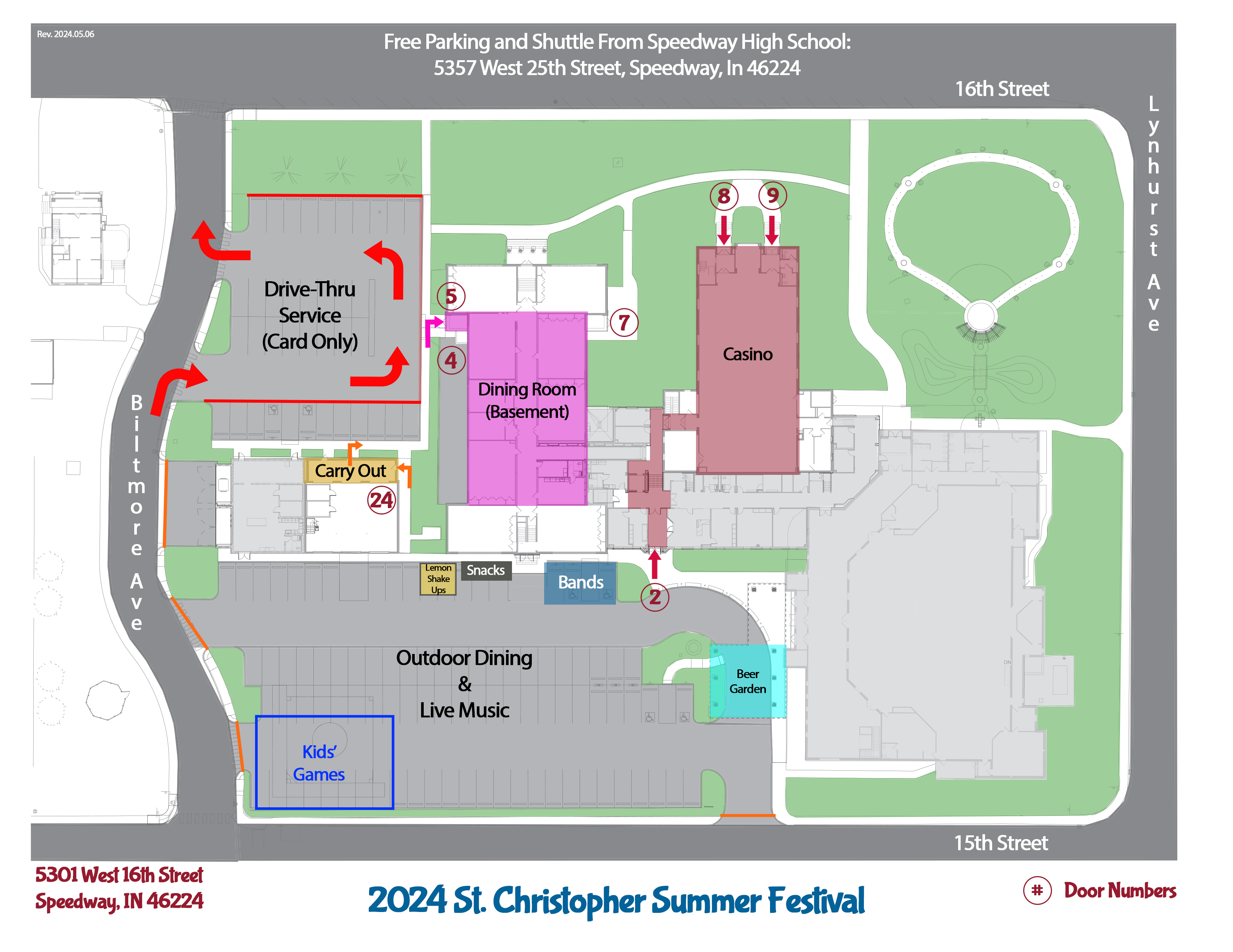 2024 Festival Map